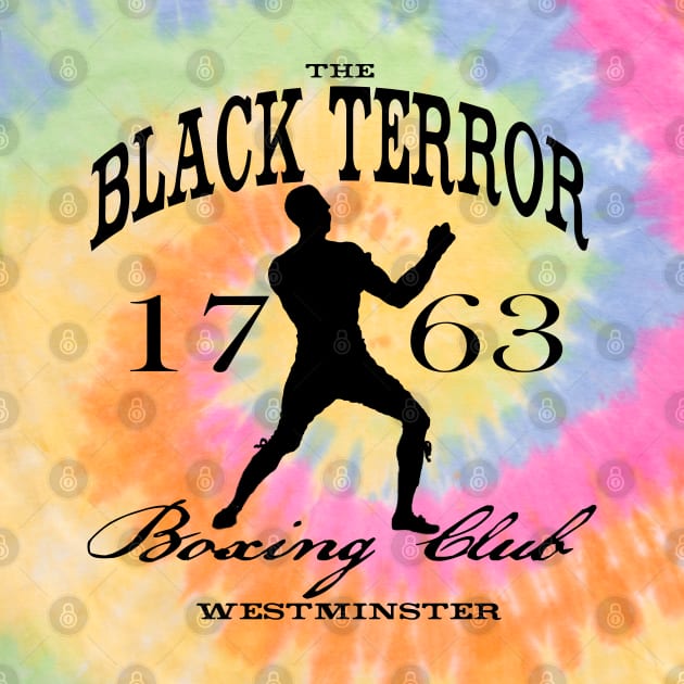 The Black Terror Boxing Club - I by 4 Cutural Progress Tees