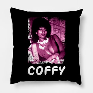 Brewing Justice with Coffys Iconic Blaxploitation Hero Tee Pillow