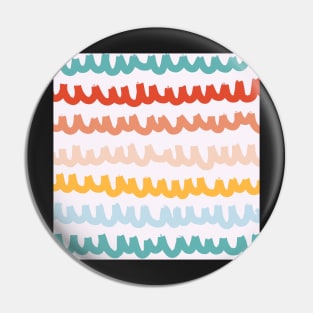 colorful groovy boho aesthetic striped pattern Pin