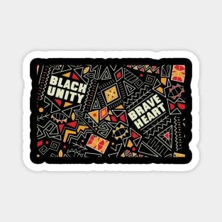 Black History Month Pattern Magnet