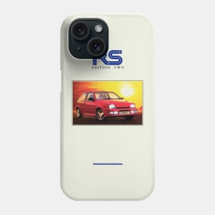 FORD FIESTA XR2 - brochure Phone Case