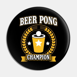Beer pong champion Pin