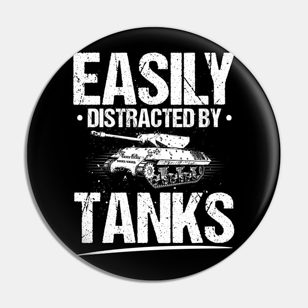 Panzer Tank Tanks Tanker Panther Gift Present Pin by Krautshirts