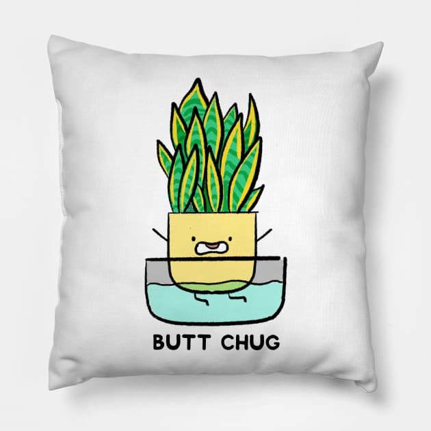 Butt Chug Pillow by Home by Faith