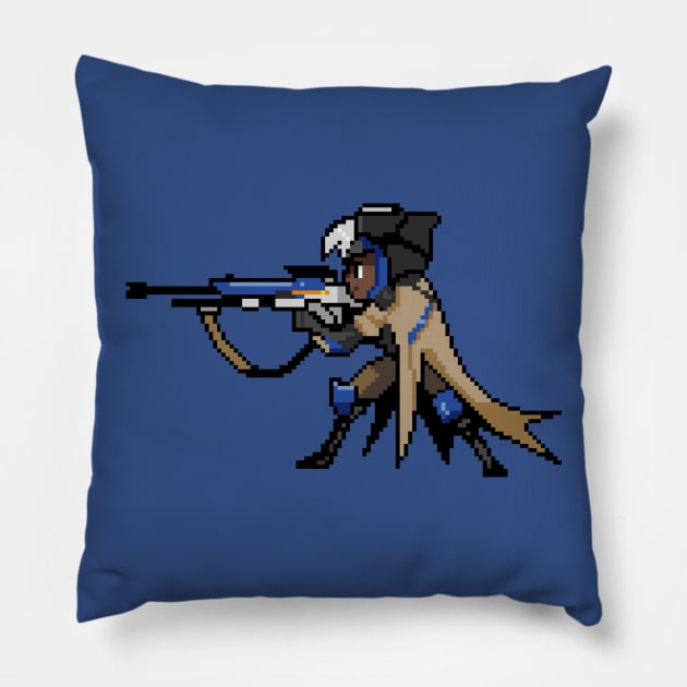 Overwatch - 16-Bit Ana Pillow by wyckedguitarist