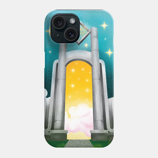 The Doors Opens at the End - Only if you Really Look - Psychedelic, Urban Style Phone Case by SpaceMonkeyLover