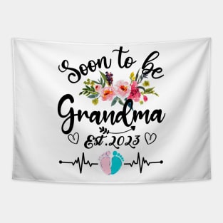 Soon To Be Grandma Est 2023 Tapestry