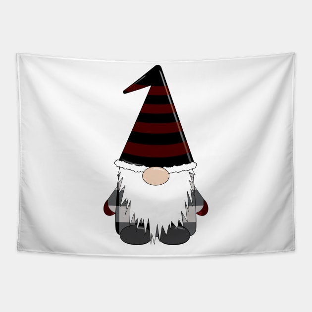 Christmas Gnome Funmy Santa Gnome Tapestry by KevinWillms1