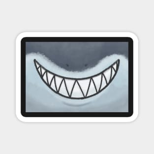 Great White Shark Smile Mask! Magnet