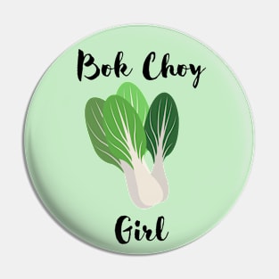 Bok Choy Girl Pin