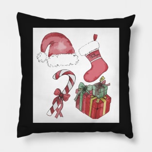 Christmas collage Pillow