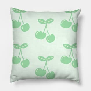 Green cherry pattern Pillow