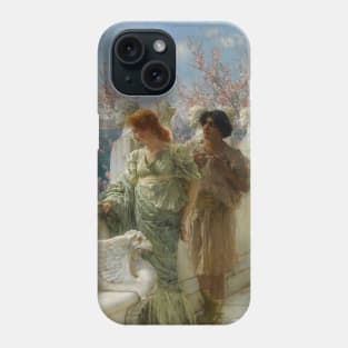 Past And Present Generations by Lawrence Alma-Tadema Phone Case