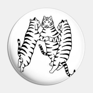 Tigers dancing Pin