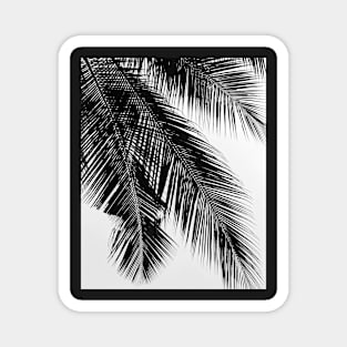 Palm leaves, Modern art, Wall art, Print, Minimalistic, Modern, Scandinavian print Magnet