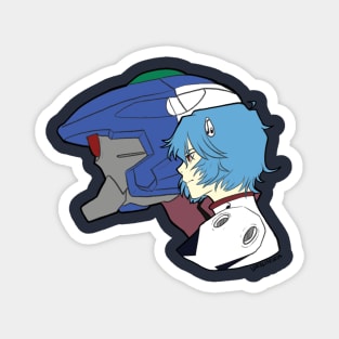 Rei Ayanami and Unit 00 Magnet