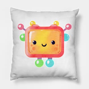 Bubbly Bot Pillow