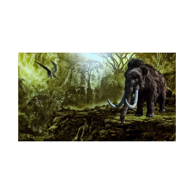 Woolly Mammoth - Dinosaur by JimDeFazioPhotography