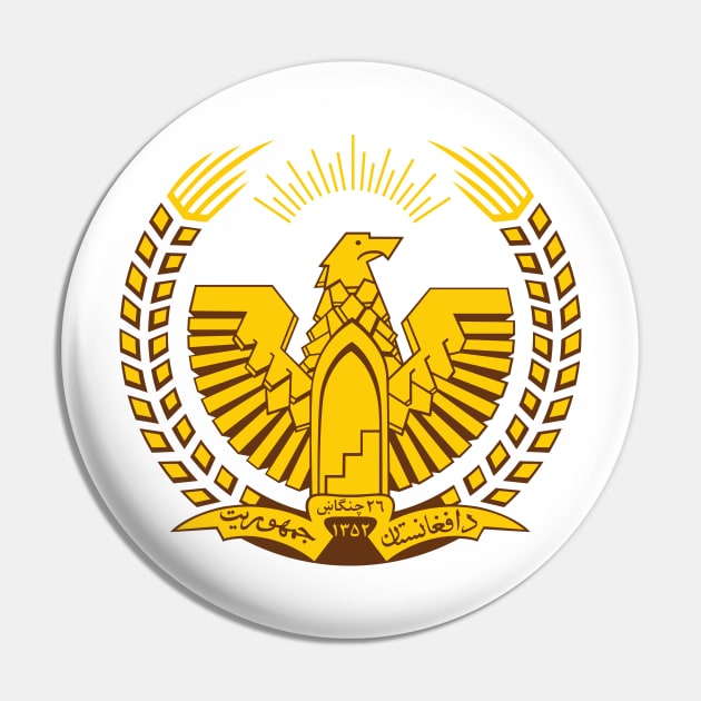 Emblem of Rebublic of Afghanistan (1974-1978) Pin by Flags of the World