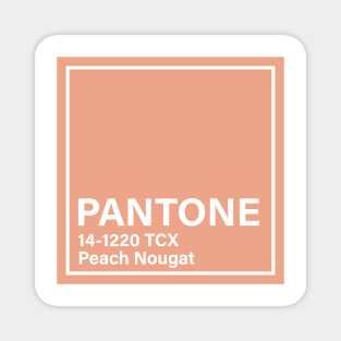 pantone 14-1220 TCX Peach Nougat Magnet