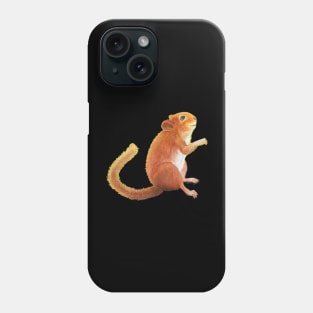 Hazel Dormouse (Muscardinus avellanarius) Looking up to the Sky Phone Case