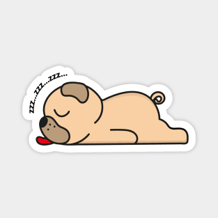 Lazy dog Magnet