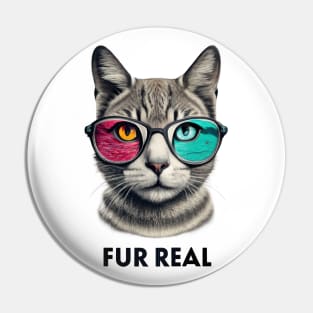 Fur Real Cat Pin