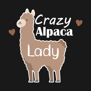 Crazy Alpaca Lady T-Shirt