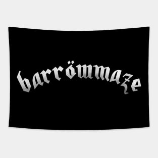 Barrowmaze British Heavy Metal Band (White) Tapestry