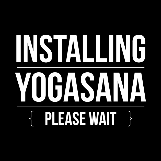 Installing Yogasana Please Wait by YogaSale