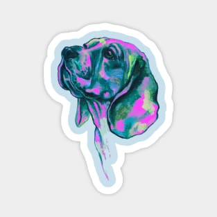 Neon Dog. Magnet