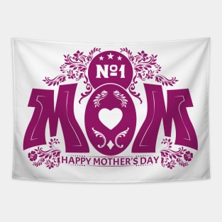 No 1 Mom | Mother's Day Gift Ideas Tapestry