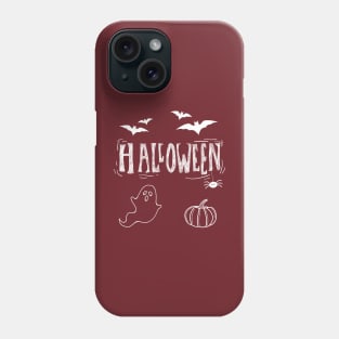 Halloween (white) Phone Case