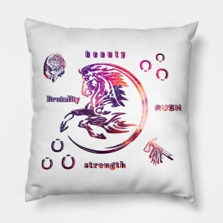 Horses American Pride Native Indian The Best Gift For Culture Lovers Pillow