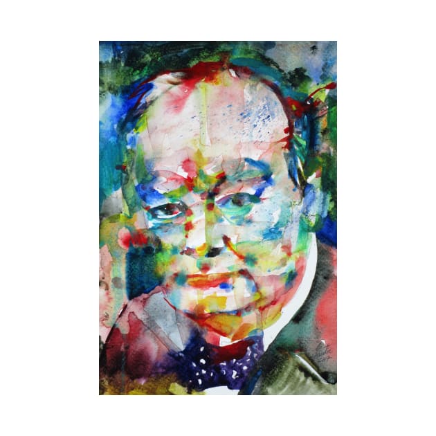 WINSTON CHURCHILL - watercolor portrait .2 by lautir