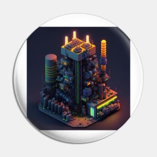 My small worlds : Nuclear laboratory Pin