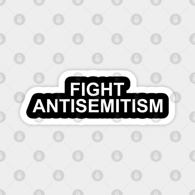 fight antisemitism Magnet by Vortex.Merch