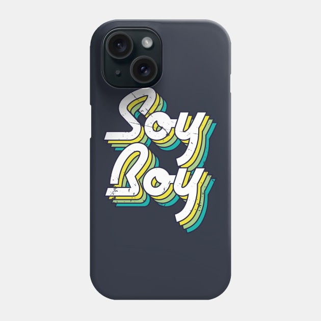 Soy Boy Soya Beans Retro Phone Case by bluerockproducts