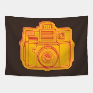 ISSF Society6 logo REDYELLOWREVERSE Tapestry