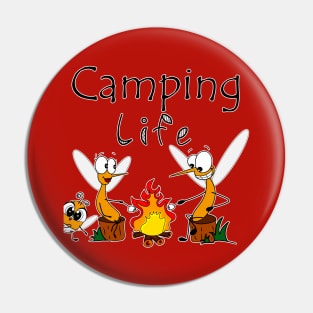 Camping Life Pin