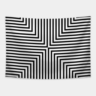 Black and White Op Art 7 Tapestry