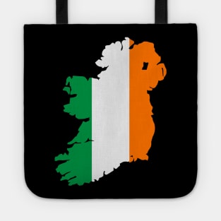 Ireland Map Flag Tote