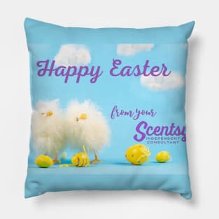 happy easter scentsy greetings Pillow