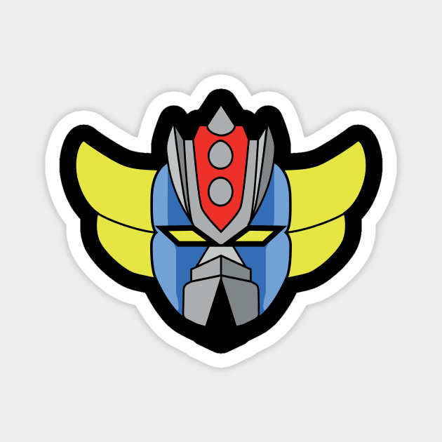 Grendizer Head Magnet by pitt