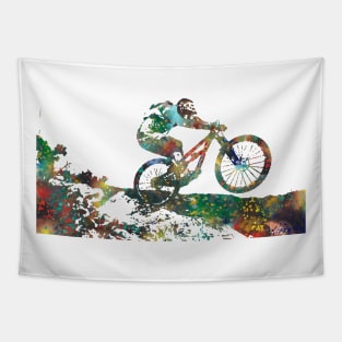 Downhill mountain biking Tapestry