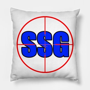 Blue SSG Logo Pillow