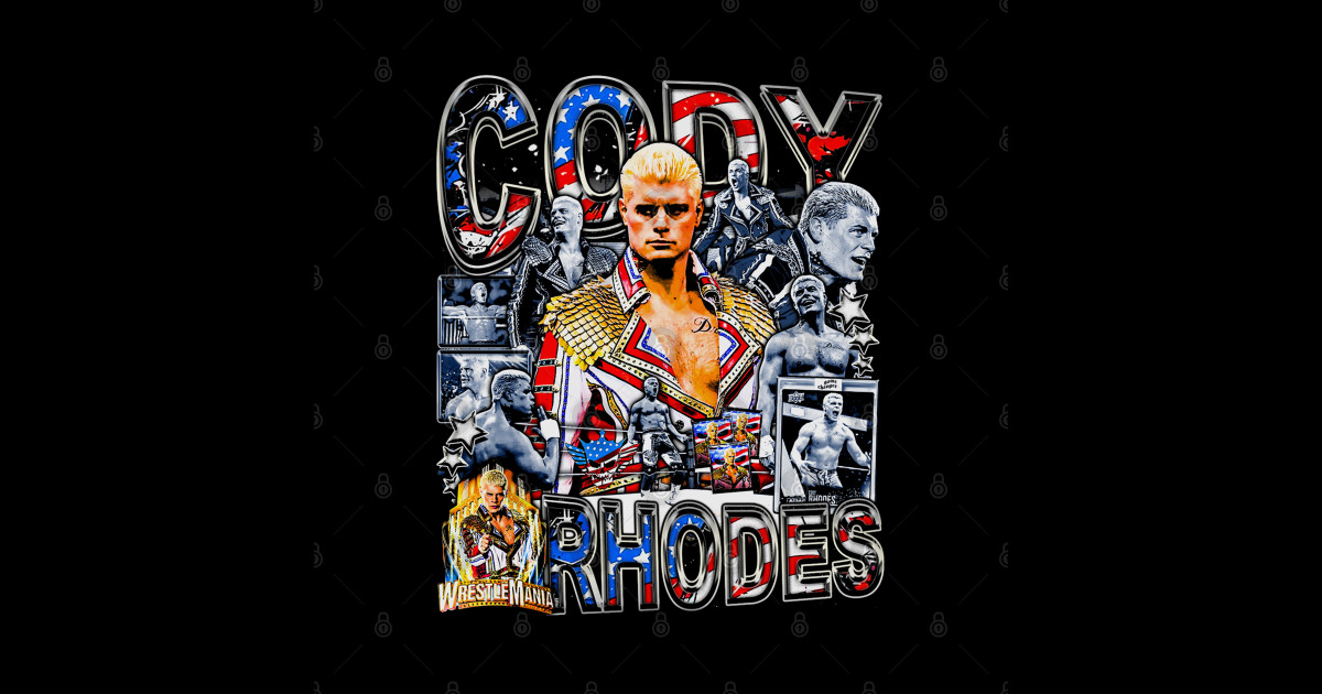 Cody Rhodes Vintage Bootleg - Cody Rhodes - Sticker | TeePublic