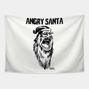 Angry Santa Tapestry