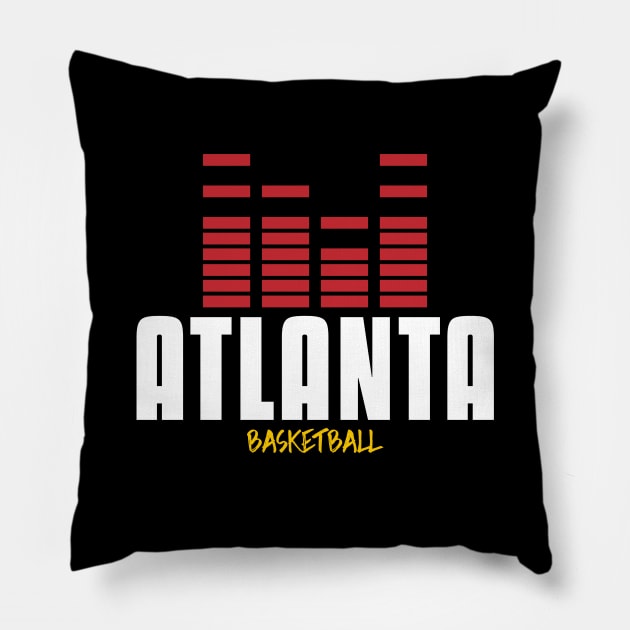 Atlanta basketball mixtape Pillow by BVHstudio