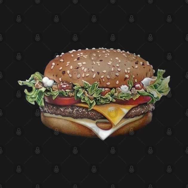 hamburger Drawing by cristianvan